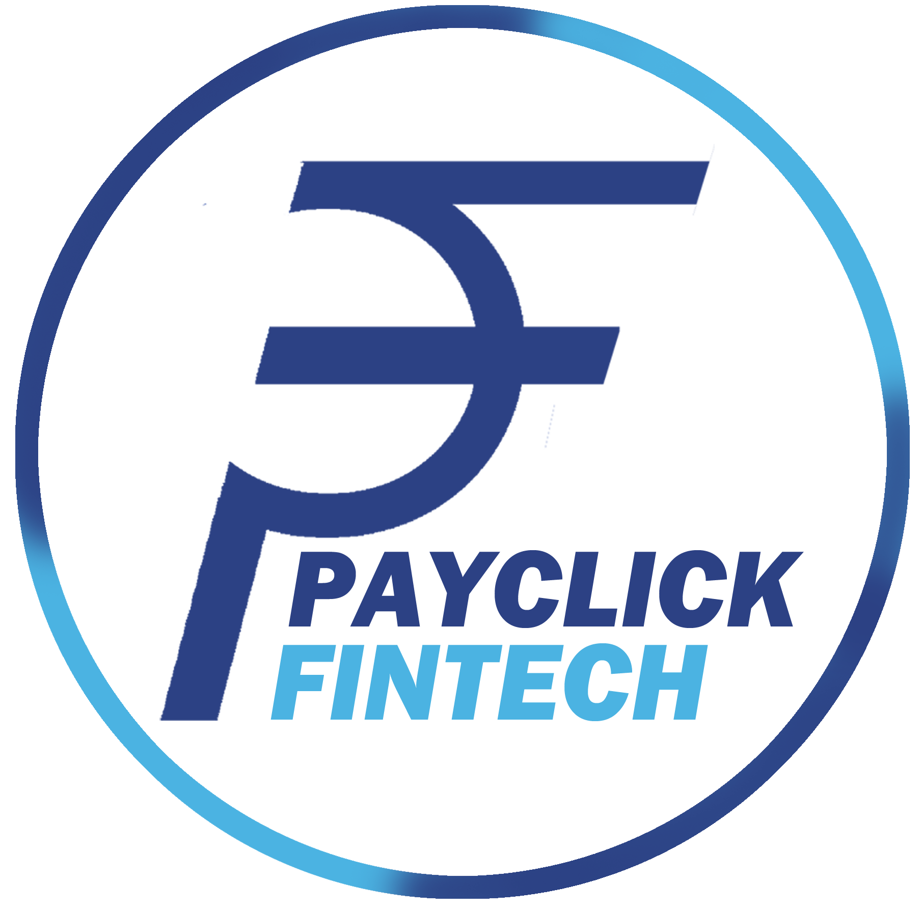 The final Payclick Fintech logo combines trust, innovation, and financial empowerment in a unified design